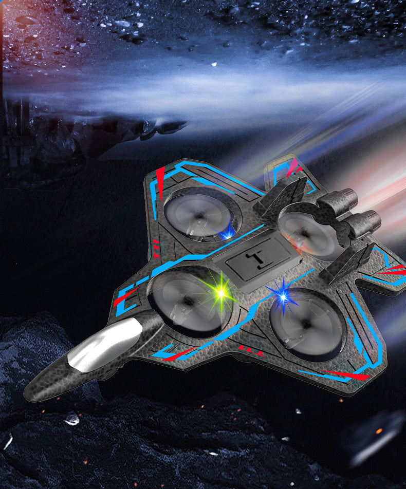 Cross-border new product remote control fighter four-channel suspension drone tumbling stunt toy foam drone by Tech-Home Store