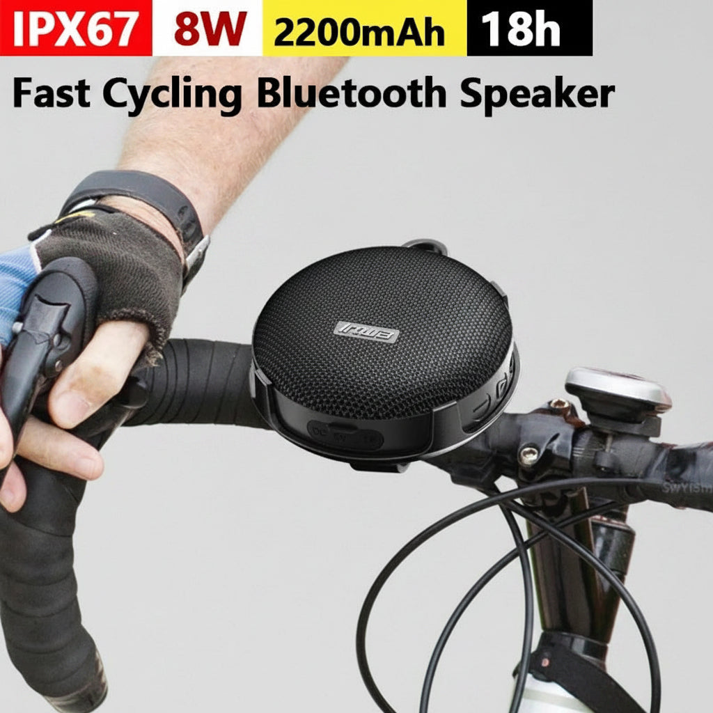 New Inwa Mz-500 Wireless Cycling Bluetooth Speaker Portable Outdoor Tws Stereo Subwoofer Card by Tech-Home Store