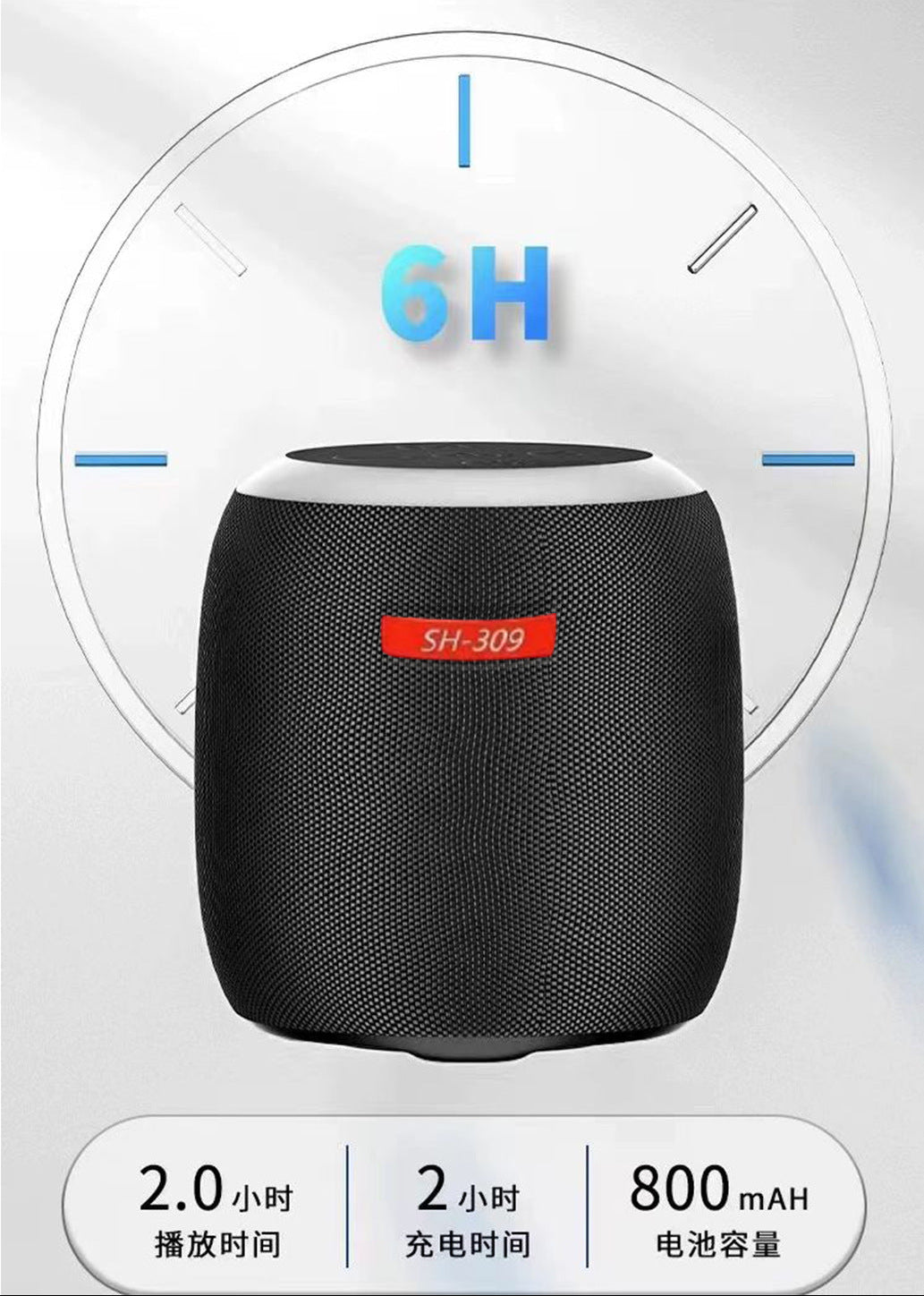 USB Large Audio Subwoofer Bluetooth Speaker Outdoor Portable High Volume Home Desktop Mini Speaker by Tech-Home Store