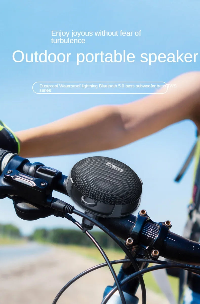 New Inwa Mz-500 Wireless Cycling Bluetooth Speaker Portable Outdoor Tws Stereo Subwoofer Card by Tech-Home Store