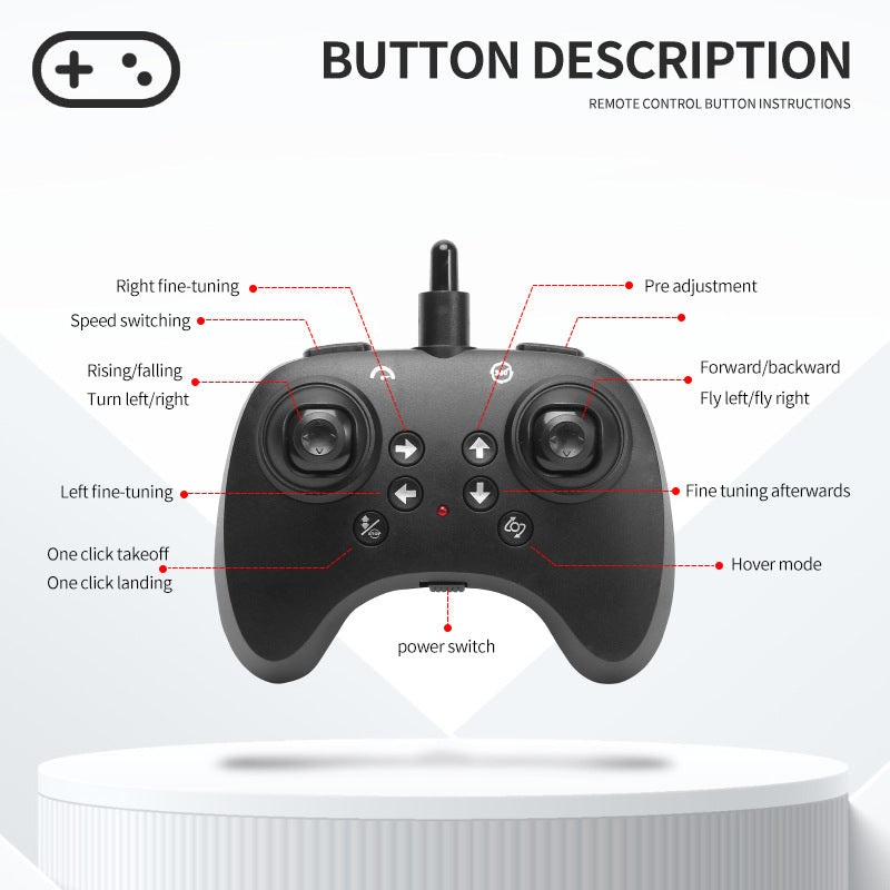 Cross-border new product remote control fighter four-channel suspension drone tumbling stunt toy foam drone by Tech-Home Store