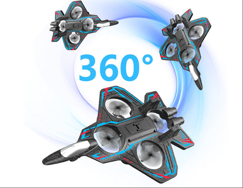 Cross-border new product remote control fighter four-channel suspension drone tumbling stunt toy foam drone by Tech-Home Store
