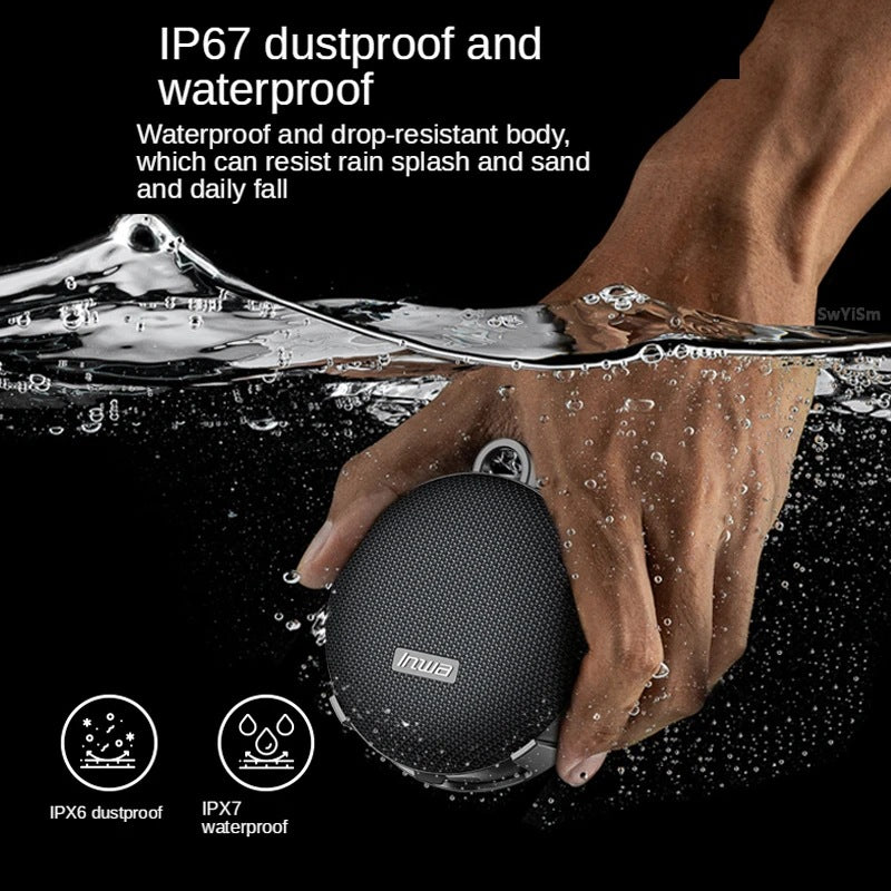 New Inwa Mz-500 Wireless Cycling Bluetooth Speaker Portable Outdoor Tws Stereo Subwoofer Card by Tech-Home Store