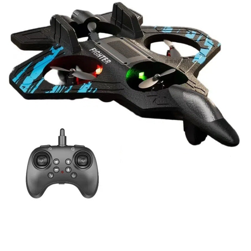 Cross-border new product remote control fighter four-channel suspension drone tumbling stunt toy foam drone by Tech-Home Store