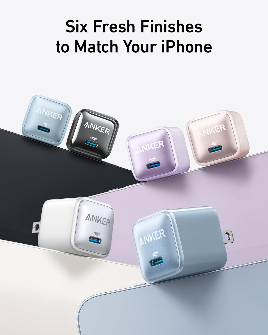 Anker Nano Charger 20W - Ultra Compact USB-C Fast Charger For iPhone 14 And More Devices by Anker