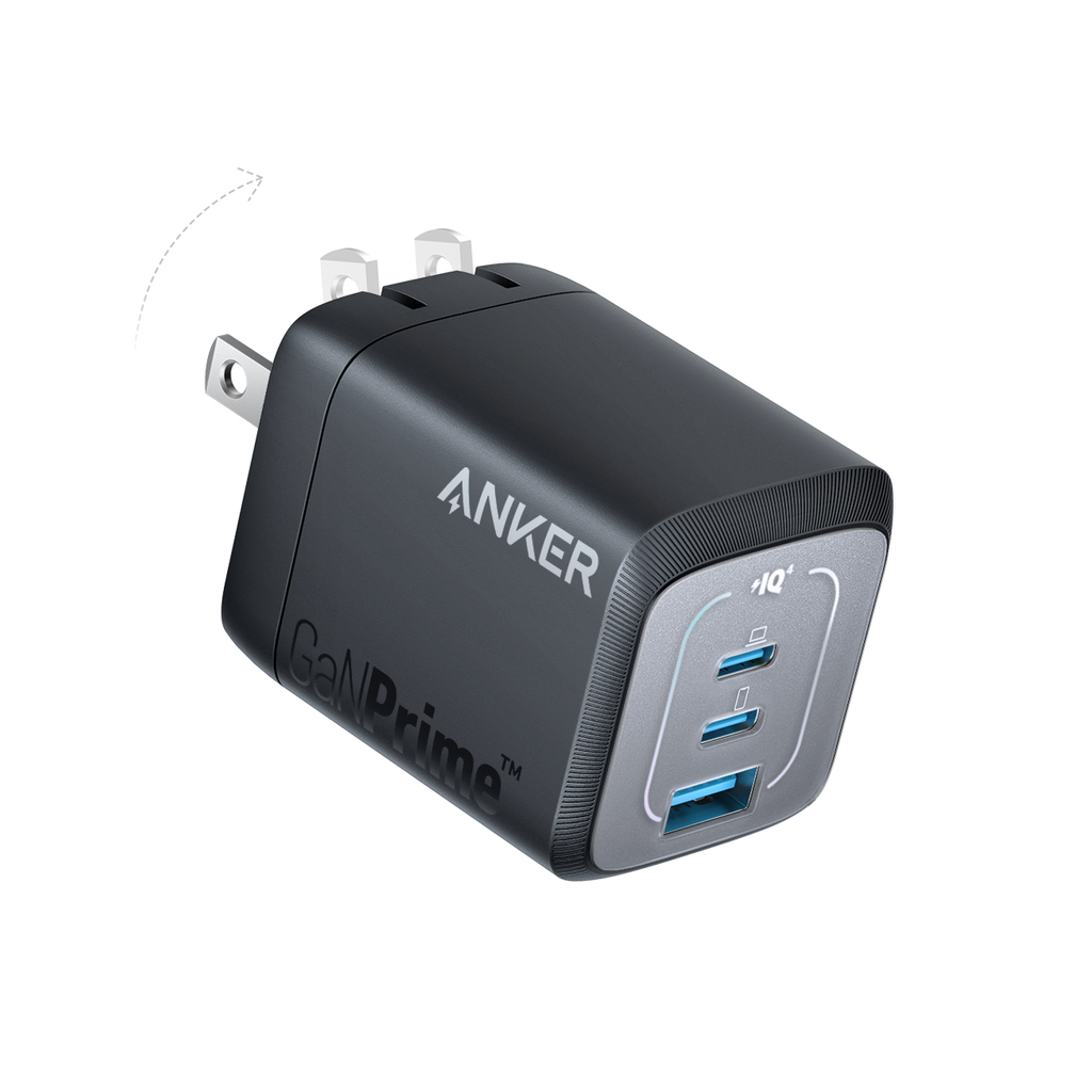 Anker Prime 67W GaN Wall Charger - Ultra Compact 3 Ports Power For Travel And Home by Anker