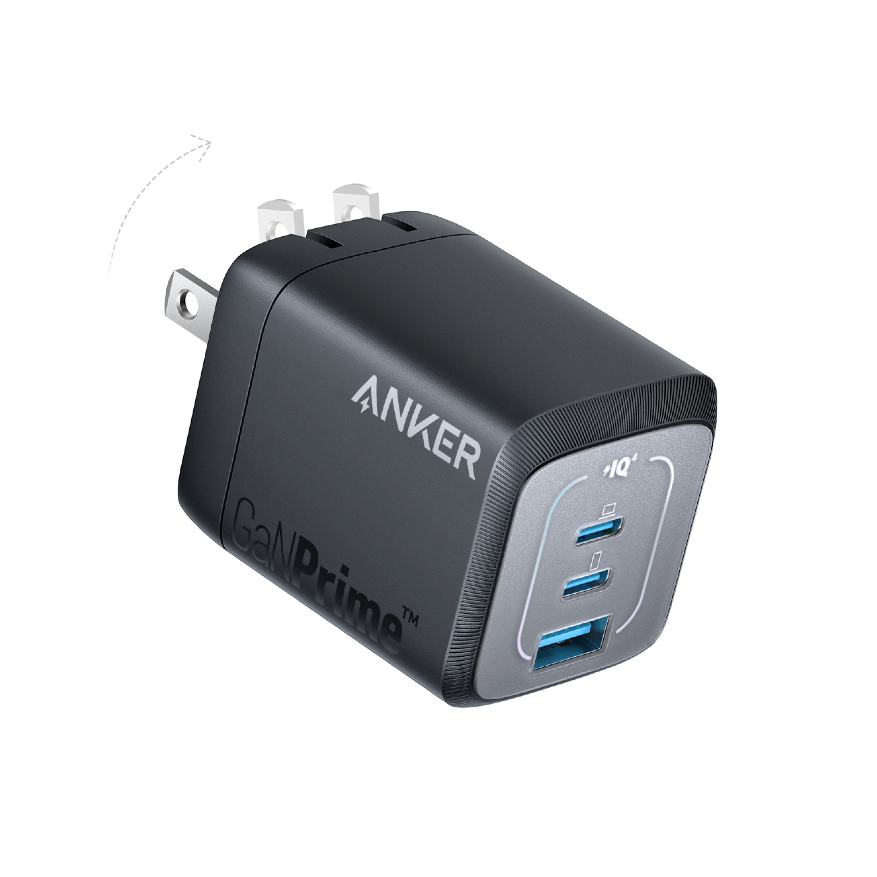Anker Prime 67W GaN Wall Charger - Ultra Compact 3 Ports Power For Travel And Home by Anker