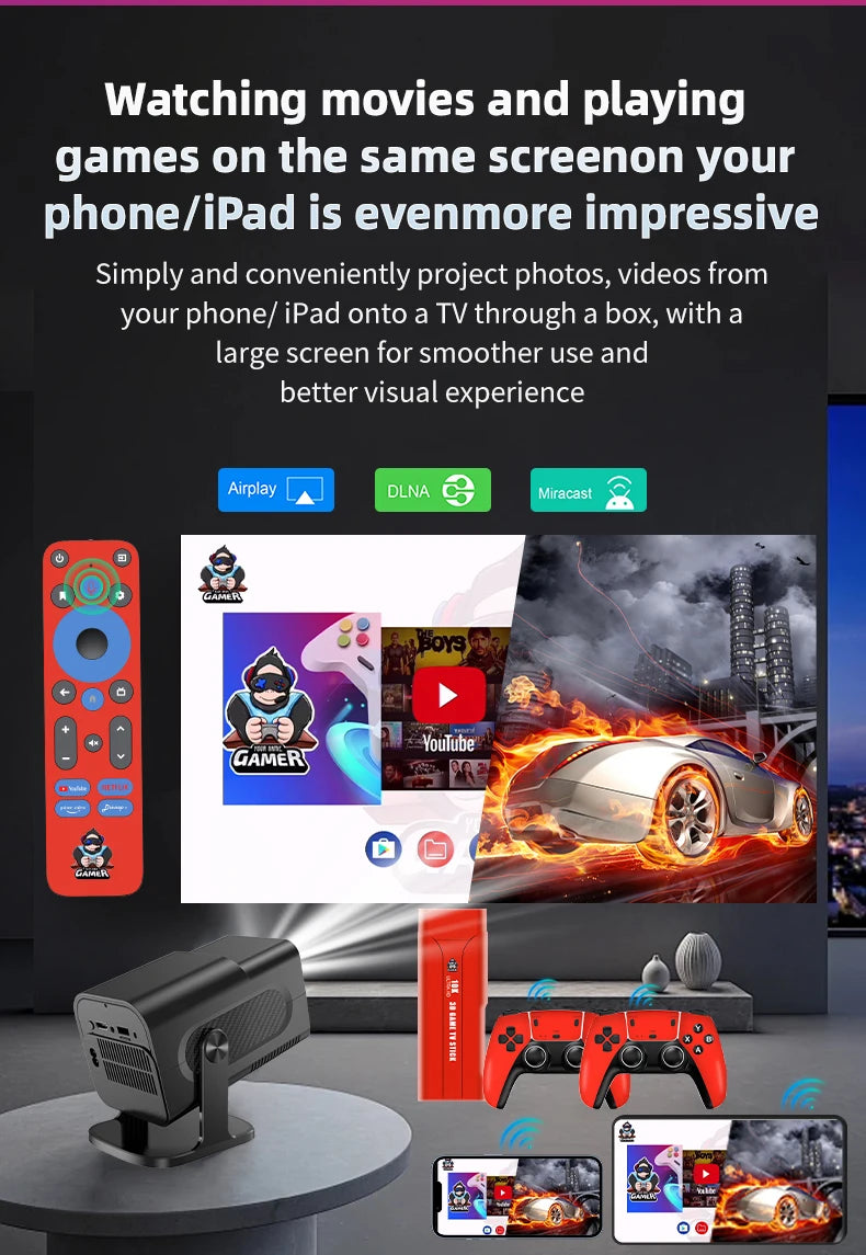 G1 Dual System 8K WIFI 2.4G/5G 3D Game Stick Retro Video Games Console Android 13.0 Game TV Box 64G Oubler Rocker 28000+ Games by Tech-Home Store