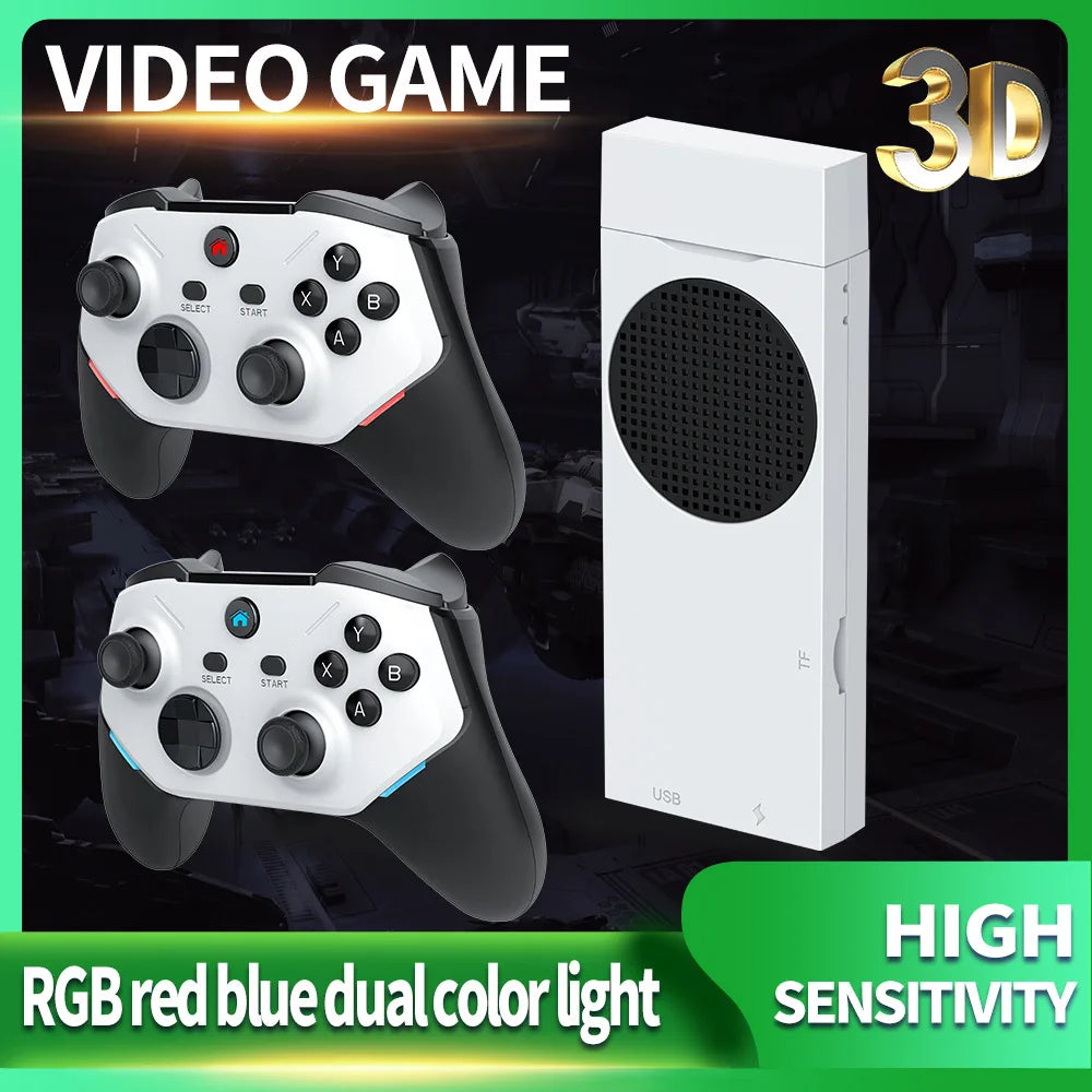 M88 Retro Game Console Stick,20000+ Video Games,40+ Emulators,4-Player Online Battles,4K Dual 3D Rocker Plug and Play Emulator by Tech-Home Store