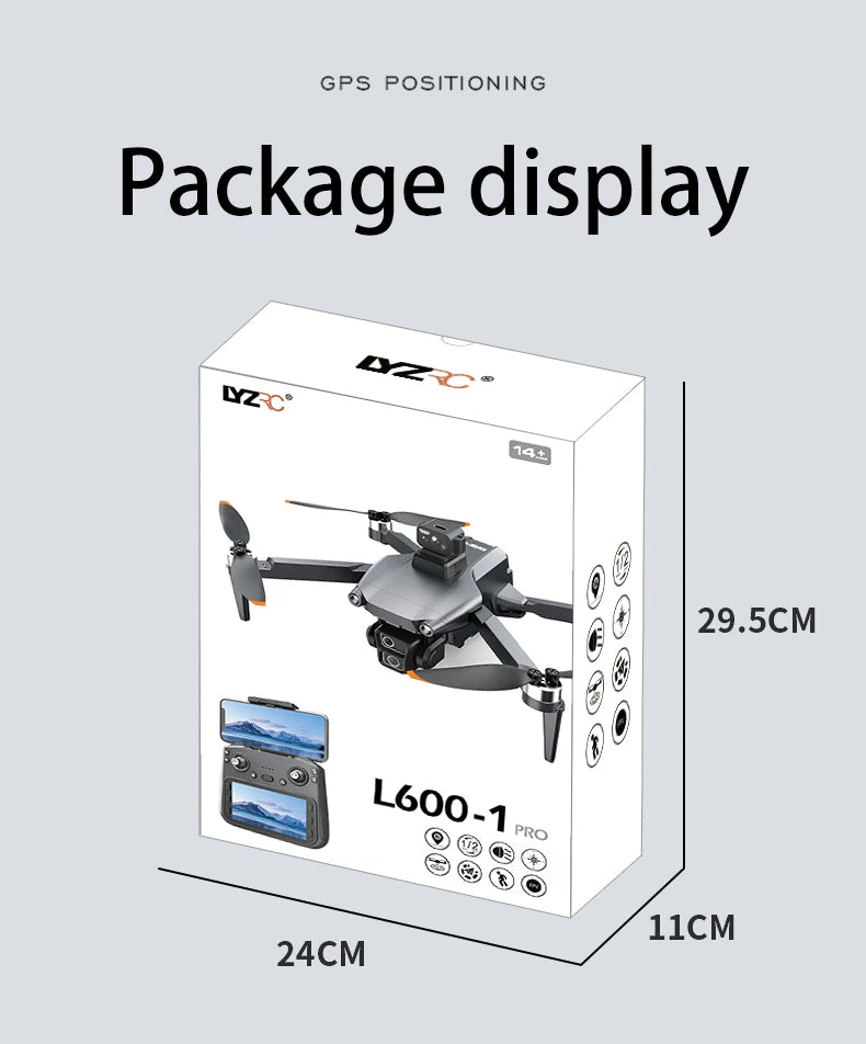 L600-1 MAX GPS Drone - Cinema-Grade 8K Recording With 360-Degree Laser Obstacle Avoidance And Long-Range Control by Tech-Home Store