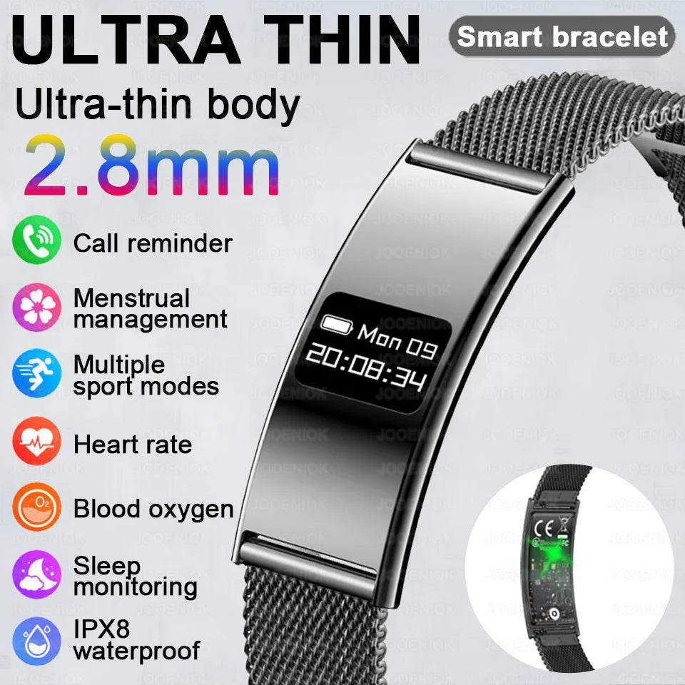 Men Women Smart Bracelet Heart Rate Sleep Monitor Health Smart Band Waterproof Sports Fitness Tracker Smartwatch For Android iOS by Tech-Home Store