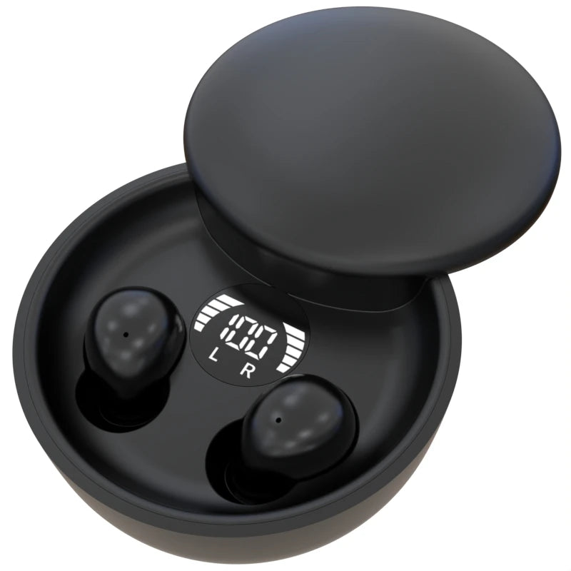 Wireless Bluetooth sleeping Headphones Noise canceling earbuds Hidden Headset Mini Invisible Earphones With Mic Sport Waterproof by Tech-Home Store