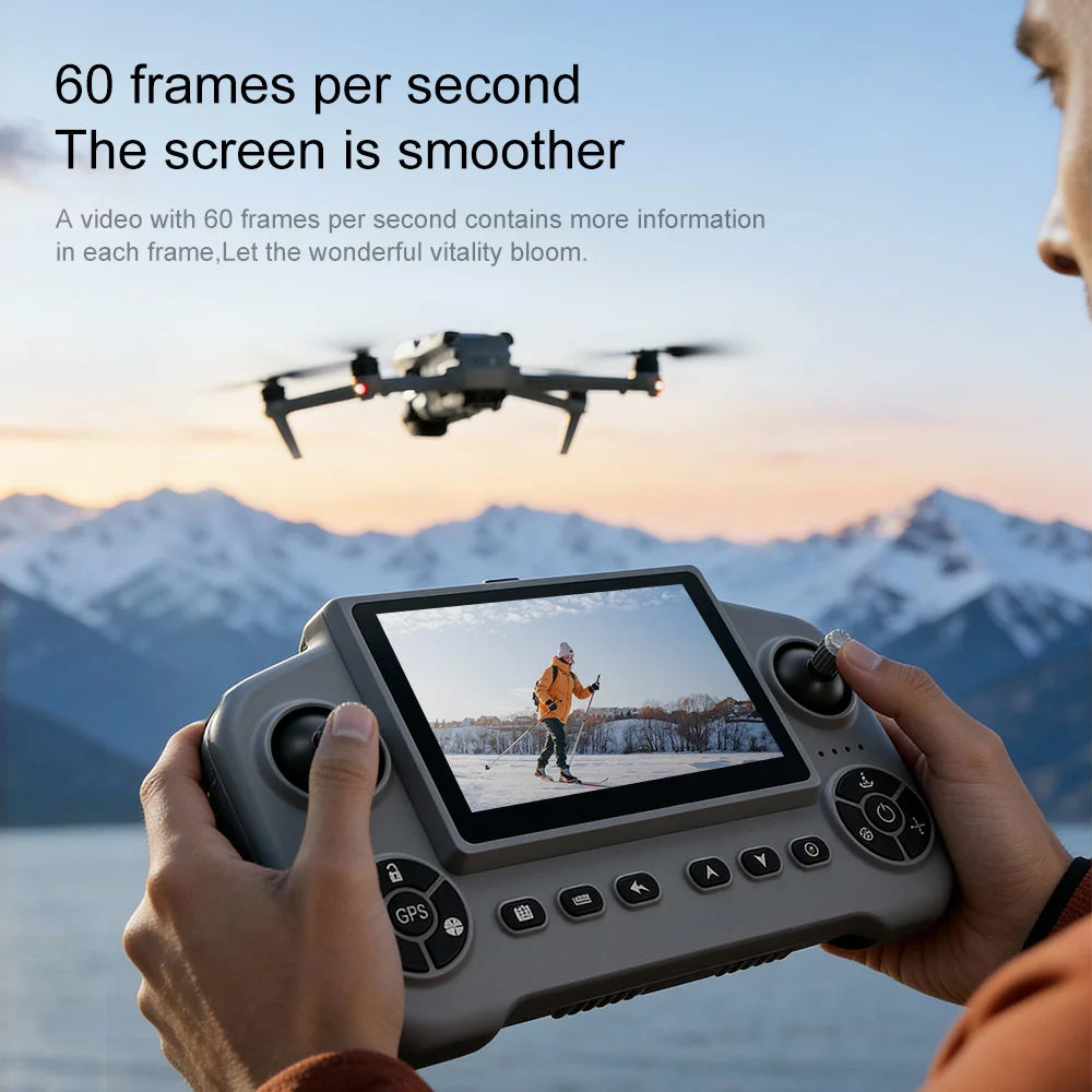 V918 Max Drone Laser Obstacle Avoidance 8K GPS Professional Camera FPV 3000M RC Quadcopter with LCD Screen Remote Control Gifts by Tech-Home Store
