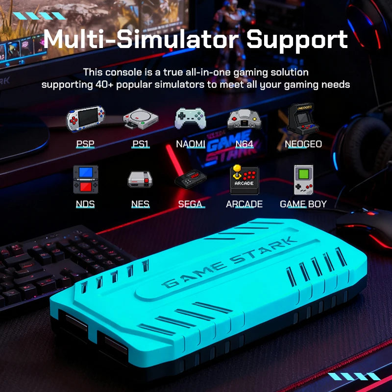 U36 Wireless Game Stick Retro Gaming Console S905 128G 50,000+ Games Support 40+ Classic Emulators For PS1/PSP 4K HDMI Kid Gifts by Tech-Home Store