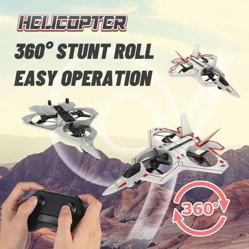 SkyTech AeroStunt Foam RC Plane - Beginner-Friendly 5-Channel Control For Easy Outdoor Flights by Tech-Home Store