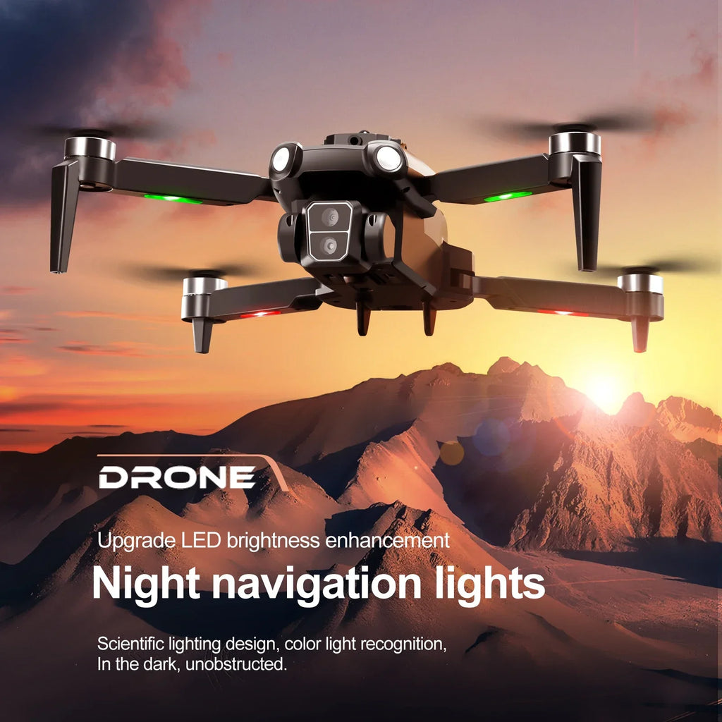 M8 GPS Drone with 4K EIS Camera | Optical Flow Altitude Hold & Obstacle Avoidance | Foldable Long Range of 5000M | RC Quadcopter by Tech-Home Store