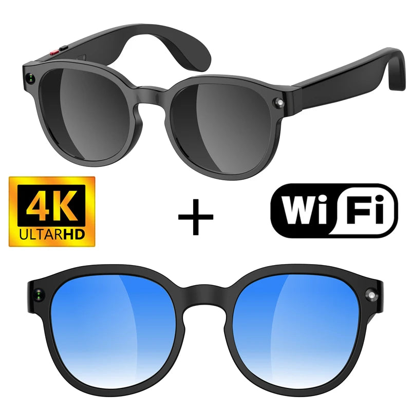 AI Vision Smart Sun Glasses - Translation Ready With 8MP Camera 4K Video Bluetooth Calls by Tech-Home Store