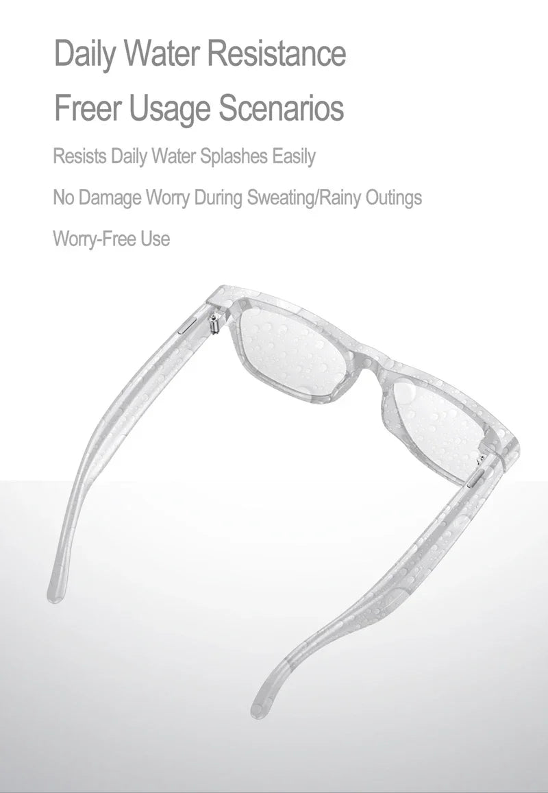 NovaTech VisionGlass 4K AI Smart Glasses - 800W Pixel Camera and Real Time Translation in 75 Languages by Tech-Home Store