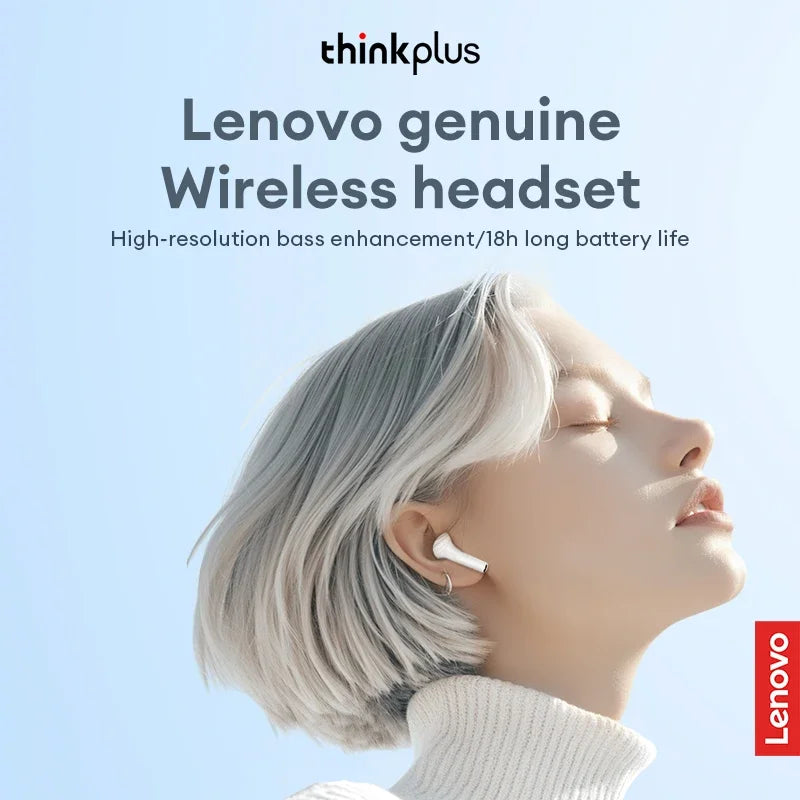 Lenovo LP5 PRO Wireless Bluetooth 5.4 Earphones TWS HiFi Sound Gaming Earbuds LP5Pro Sport headset Long Standby with Mic 2025 by Tech-Home Store