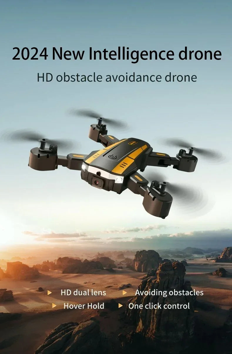 NovaTech G6 Drone - Dual Camera 5G Live Streaming Foldable GPS Quad With Obstacle Avoidance by Tech-Home Store
