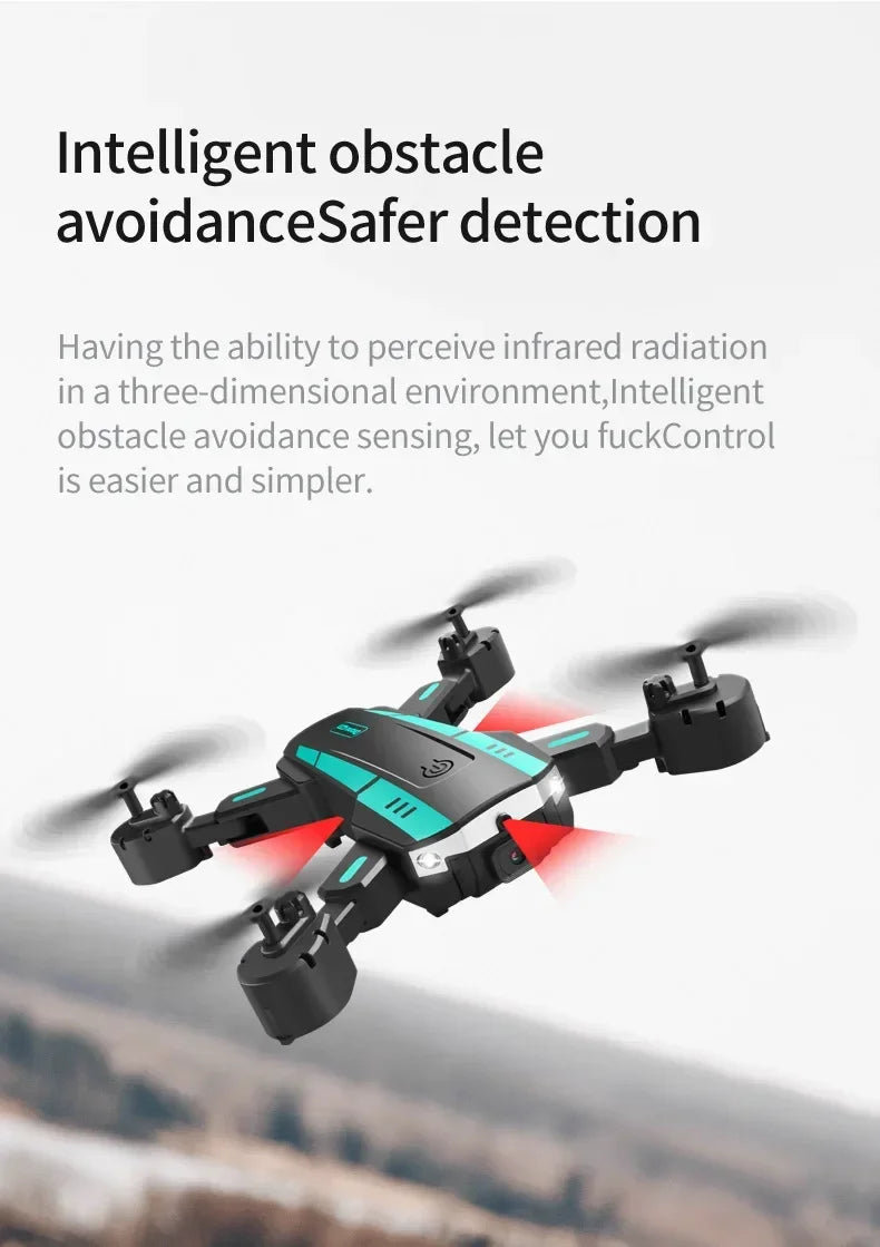 NovaTech G6 Drone - Dual Camera 5G Live Streaming Foldable GPS Quad With Obstacle Avoidance by Tech-Home Store