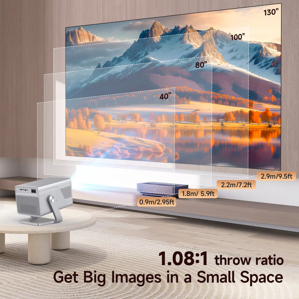 Magcubic X7 Projector - 1000 ANSI Brightness Native 1080p With 8K Support And Android 14 by Tech-Home Store