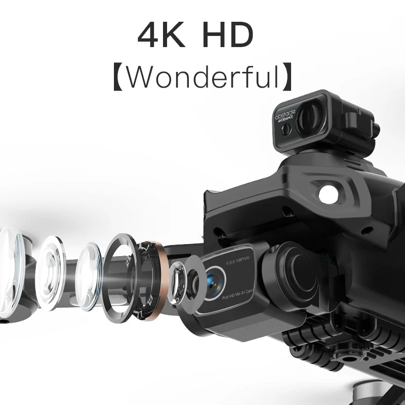 L900 PRO MAX 360 Degree Obstacle Avoidance GPS Drone - Dual 4K Cameras, 5G WiFi FPV, Foldable RC Quadcopter by Tech-Home Store