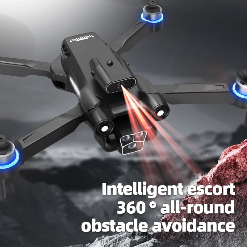 LF632 5G RC Drone Brushless Intelligent HD Dual Camera WIFI FPV Optical Flow Obstacle Avoidance Foldable Quadcopter Model Toys by Tech-Home Store