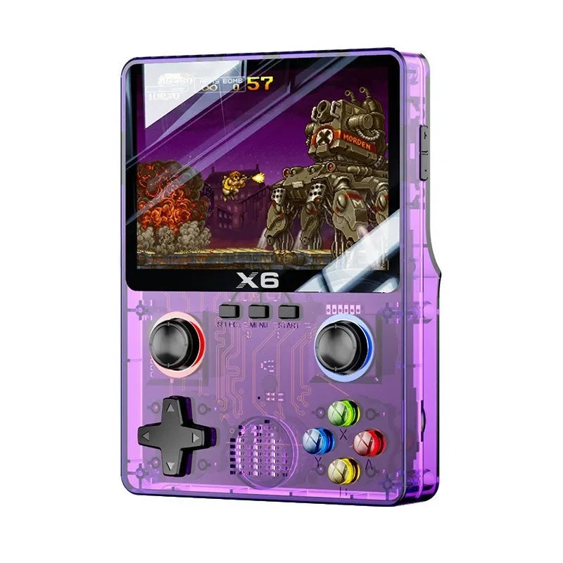 Original X6 3.5Inch IPS Screen Handheld Game Player Dual Joystick 11 Simulators GBA Video Game Console for Kids Gifts by Tech-Home Store
