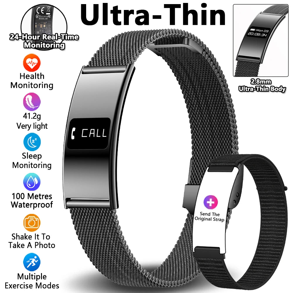Men Women Smart Bracelet Heart Rate Sleep Monitor Health Smart Band Waterproof Sports Fitness Tracker Smartwatch For Android iOS by Tech-Home Store