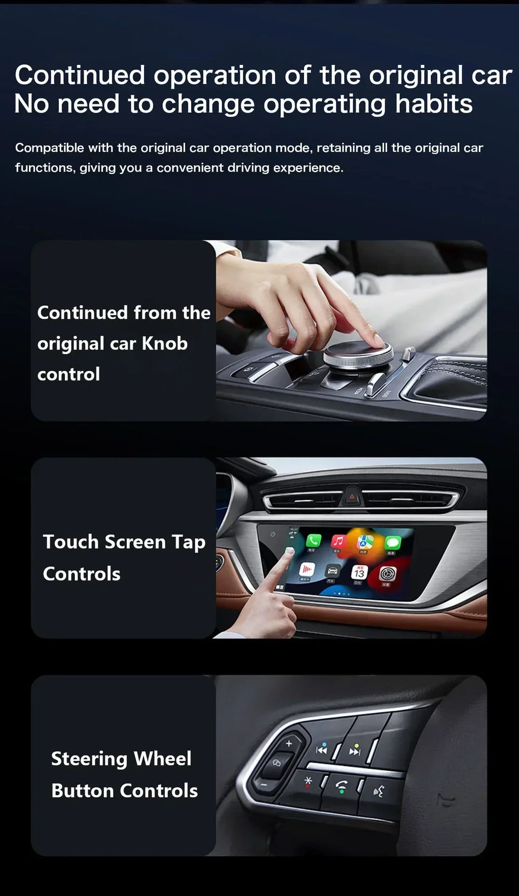 2025 New Andriod 12.0 Video Box Wireless Android Auto & Wireless Carplay 3in1 Smart Multimedia Adapter Built-in Netflix YouTube by Tech-Home Store