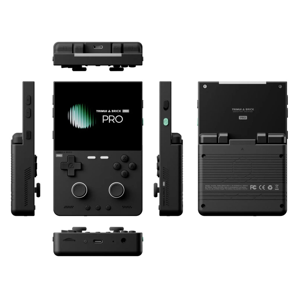 TRIMUI BRICK PRO Handheld Game Console 3.95'' IPS Screen RGB Top Light Dual Hall Joysticks A133P Linux 4.9 System 5000mAhGifts by Tech-Home Store
