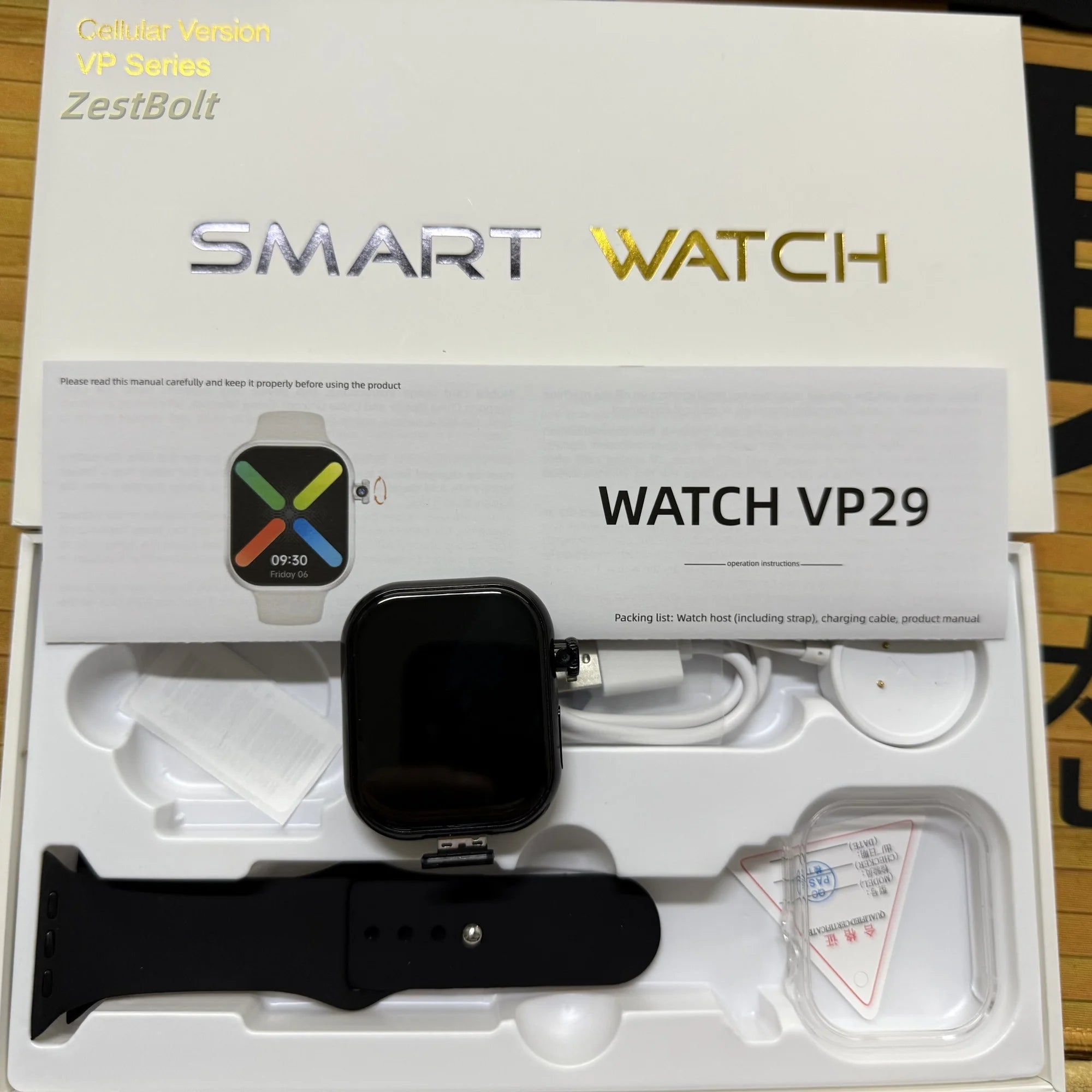 VP VP29 Smartwatch - 4G LTE Android With 2.29 Inch AMOLED Display And 8MP HD Camera by Tech-Home Store