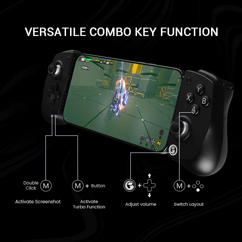 GameSir X5 Lite Mobile Phone Gamepads for iPhone 16 15 Series iPad Mini Android Tablet Controller Hall Effect Joysticks Design by Tech-Home Store