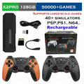 The X2 Pro video game console comes with 50,000 retro games and over 40 emulators, and is compatible with PS1/N64/PSP. by Tech-Home Store
