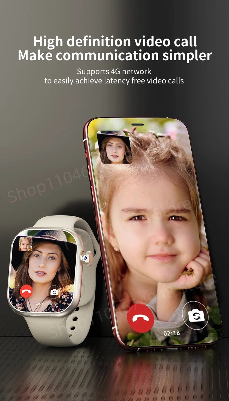 VP VP29 Smartwatch - 4G LTE Android With 2.29 Inch AMOLED Display And 8MP HD Camera by Tech-Home Store