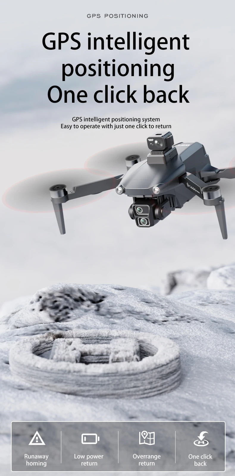 L600-1 MAX GPS Drone - Cinema-Grade 8K Recording With 360-Degree Laser Obstacle Avoidance And Long-Range Control by Tech-Home Store
