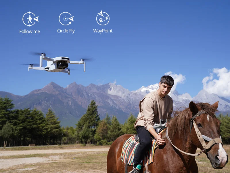 Potensic Drones Under 249g GPS Auto Return Single Axis Gimbal EIS Professional Drone Max 4-KM Waypoint Flight Follow Me-ATOM SE by Tech-Home Store
