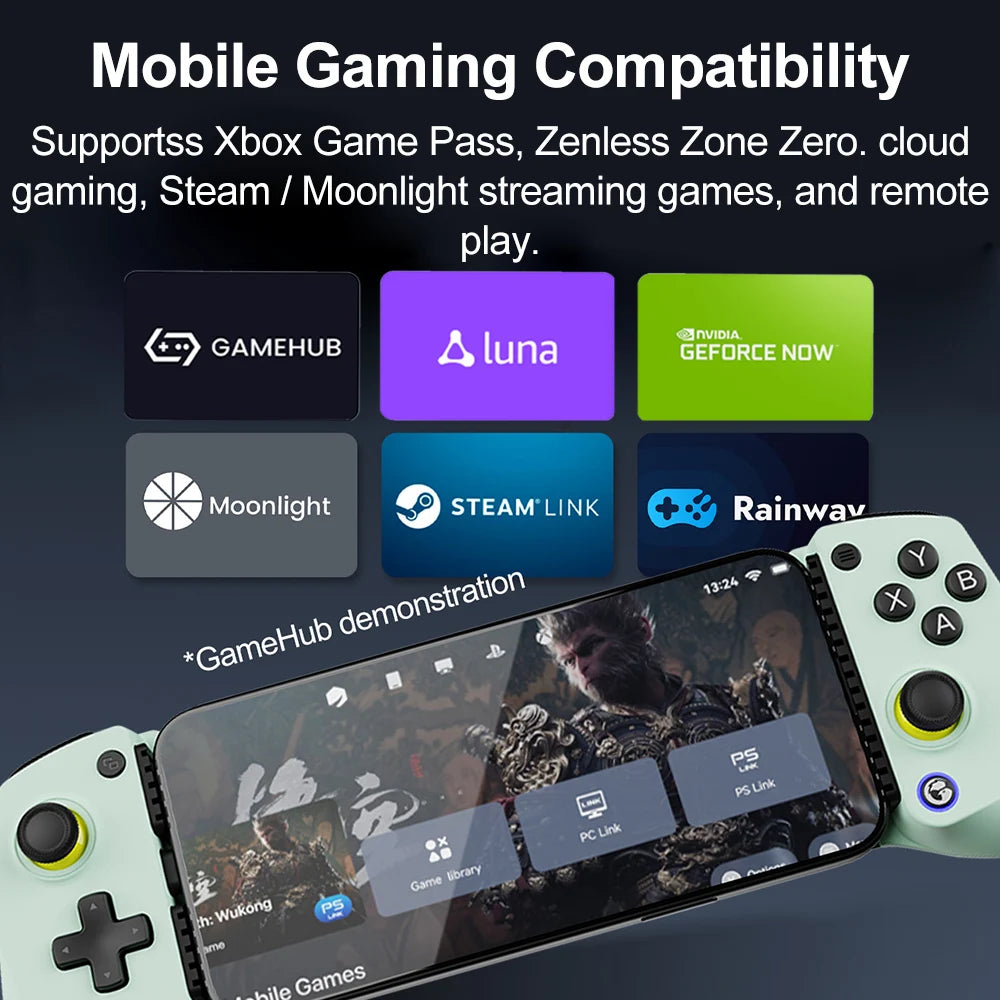 GameSir X5 Lite Mobile Phone Gamepads for iPhone 16 15 Series iPad Mini Android Tablet Controller Hall Effect Joysticks Design by Tech-Home Store