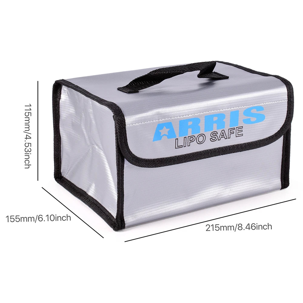 Lipo Guard Safety Bag - Explosion-Proof Fireproof LiPo Battery Storage and Charging Pouch for RC Drones by Tech-Home Store
