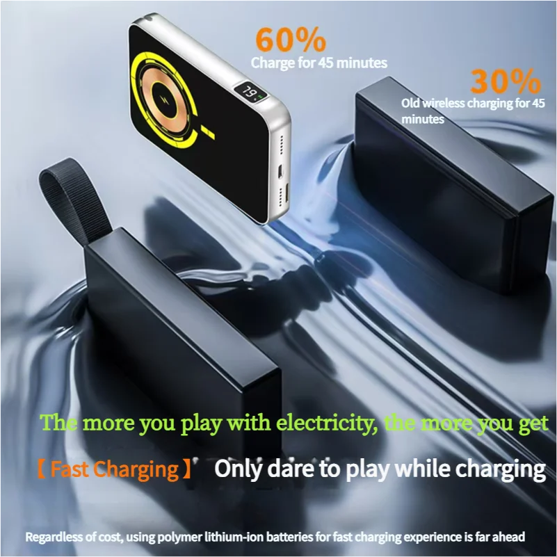 Mini Game Console Thin Magnetic Wireless Power Bank 5000mAh Portable Fast Charging External Battery For iPhone 16 Samsung by Tech-Home Store
