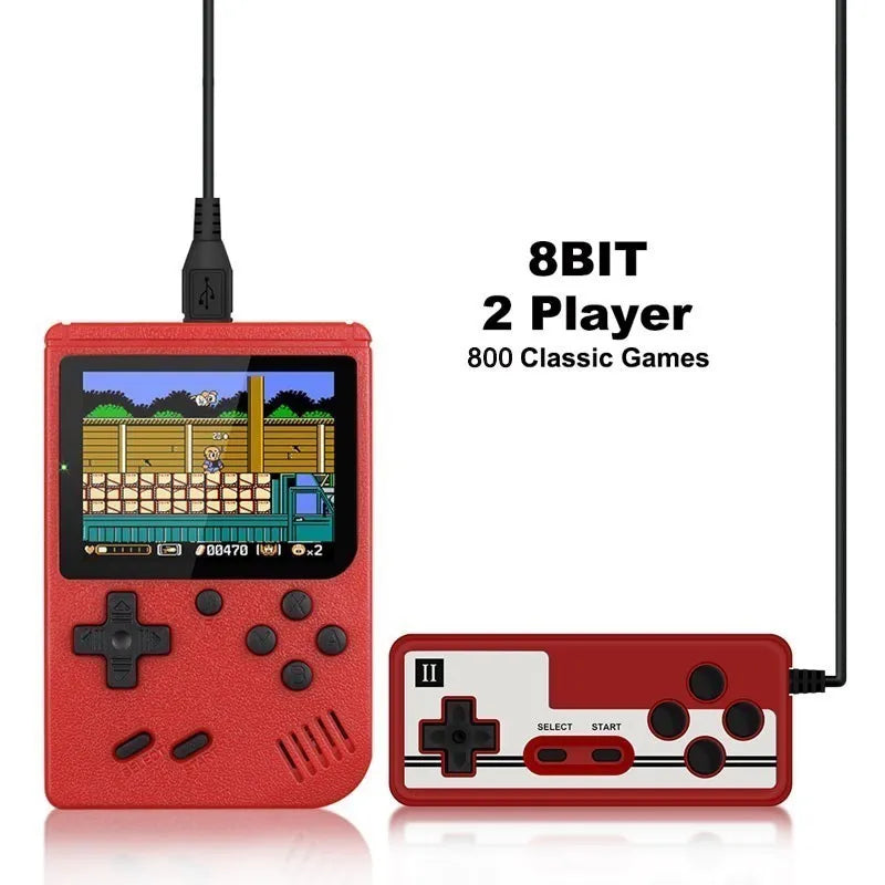 2.4Inch Retro Portable Mini Handheld Game Player 8 Bit Video Game Console Built-in 500 Games Gameboy For Kid Gift by Tech-Home Store