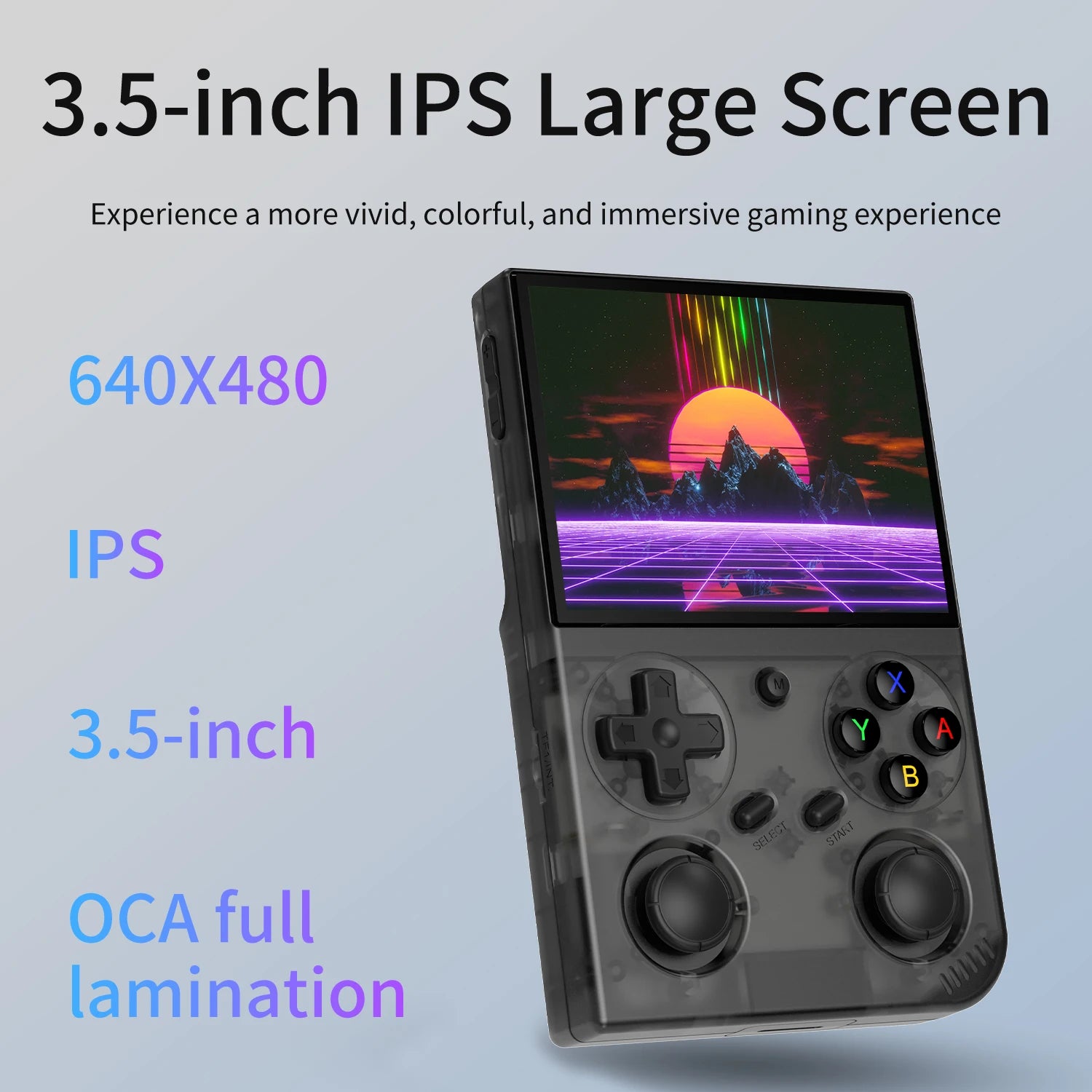 G350 Handheld Game Console 3.5'' IPS Screen Linux System Dual Joystick Vibration Motor Retro Portable Video Console Gift by Tech-Home Store