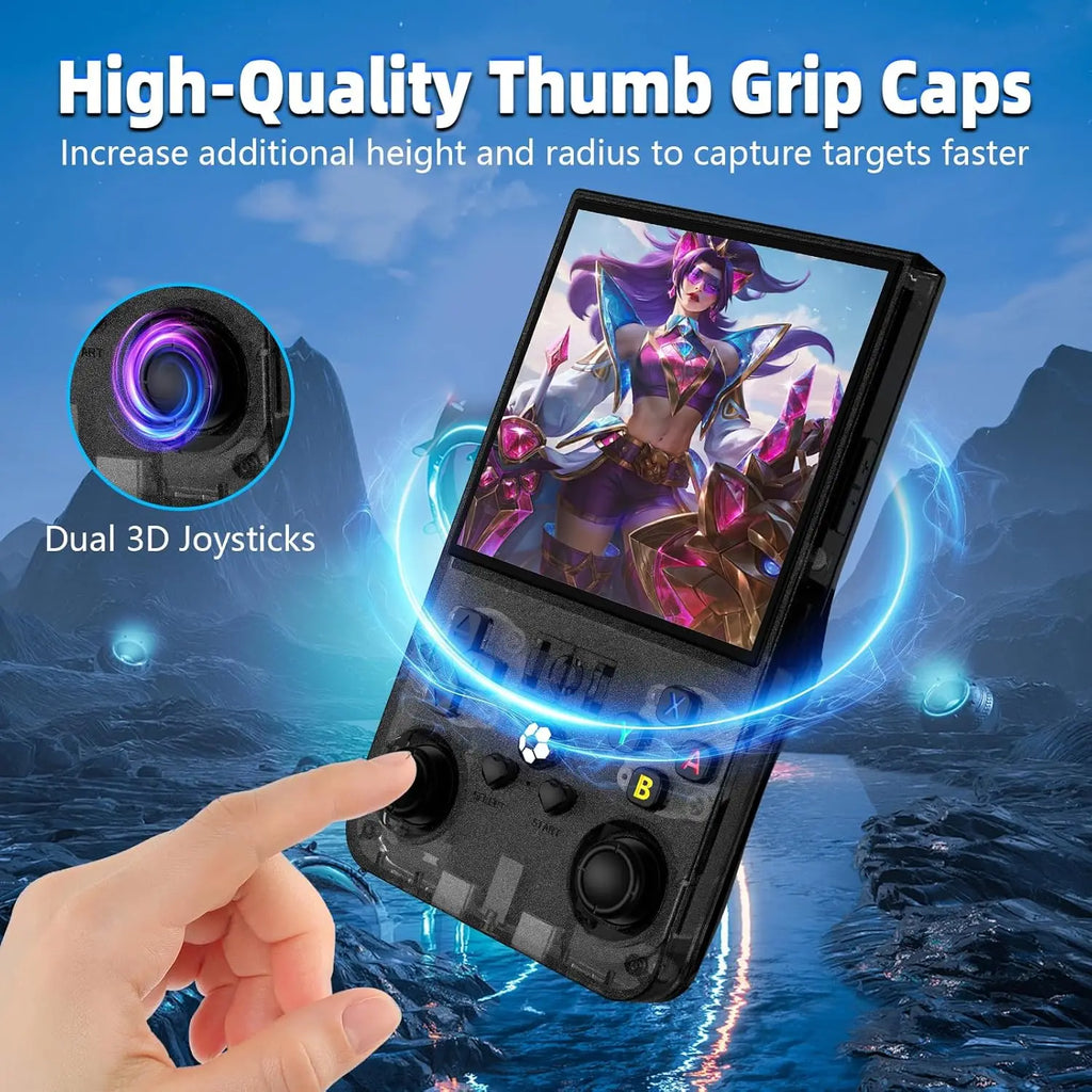 R36 Max Console Handheld Game Players 4inch IPS Screen Open Source Console Retro Pocket Video Player 64G/128G Up to 22000+ Games by Tech-Home Store