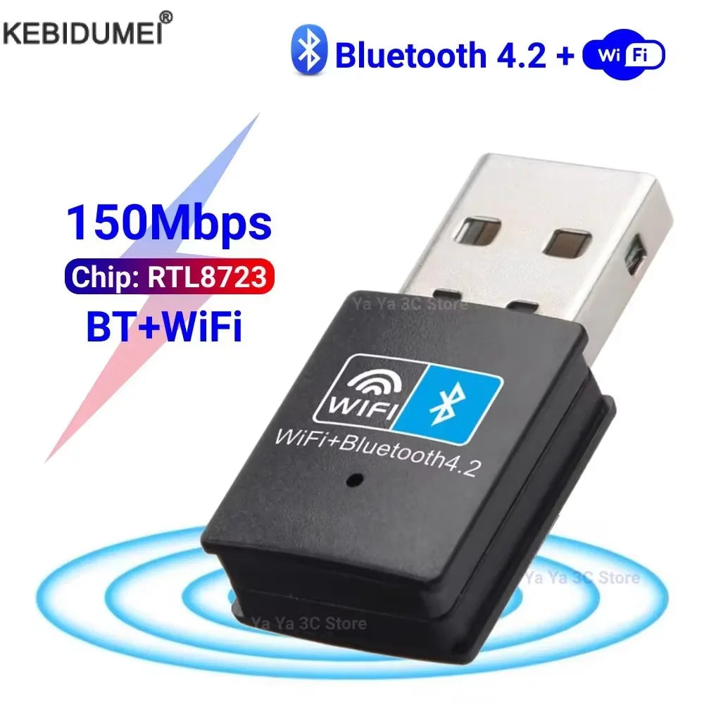 900Mbps USB WiFi Bluetooth 5.4 Adapter 2in1 Dongle Dual Band 2.4G 5GHz USB WiFi 6 Network Wireless Wlan Receiver DRIVER FREE by Tech-Home Store