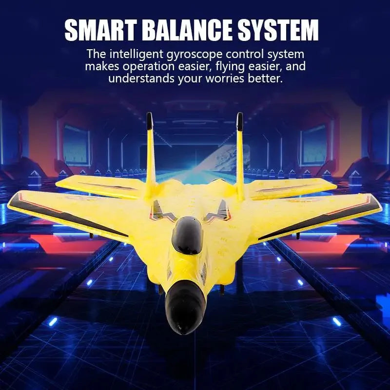 Parkten 2.4G 2CH Glider RC Ariplane P320 Fixed Wing Fighter Aircra Hand Throwing Foam Outdoor Toys For Boys Birthday Gift by Tech-Home Store