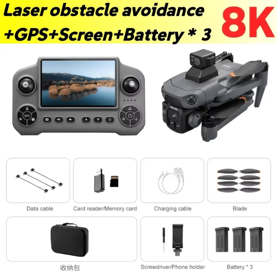 Lenovo GPS Drone V918 Max 4K Professional HD Camera Photography Brushless Foldable Quadcopter Laser Obstacle Avoidance Dron by Tech-Home Store