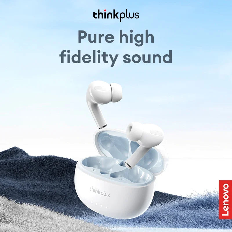 Lenovo LP5 PRO Wireless Bluetooth 5.4 Earphones TWS HiFi Sound Gaming Earbuds LP5Pro Sport headset Long Standby with Mic 2025 by Tech-Home Store