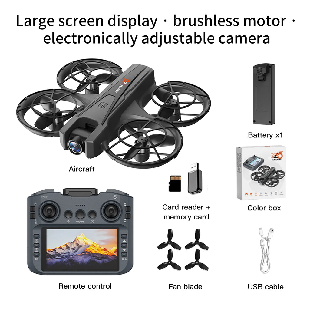 SkyNova Camera Pro Drone - Ultra Lightweight 129g 4K Dual Camera With 360 Degree Gimbal by Tech-Home Store