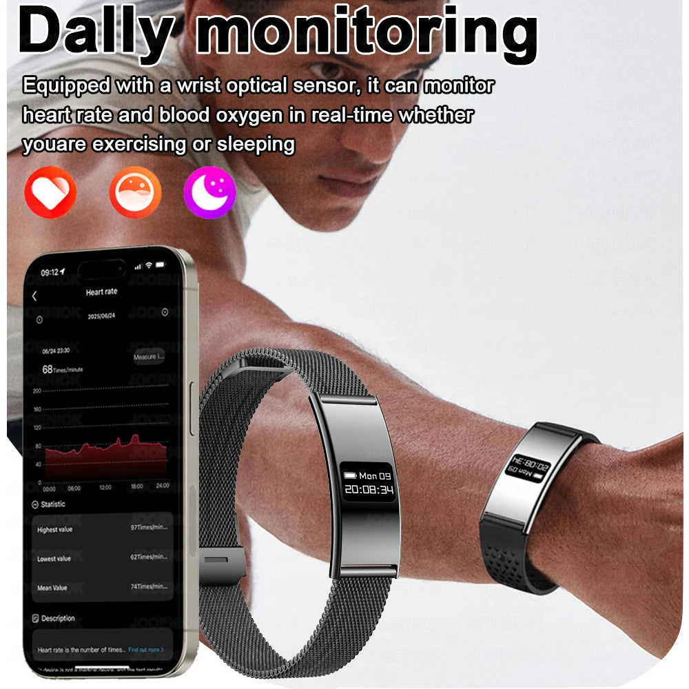 Men Women Smart Bracelet Heart Rate Sleep Monitor Health Smart Band Waterproof Sports Fitness Tracker Smartwatch For Android iOS by Tech-Home Store